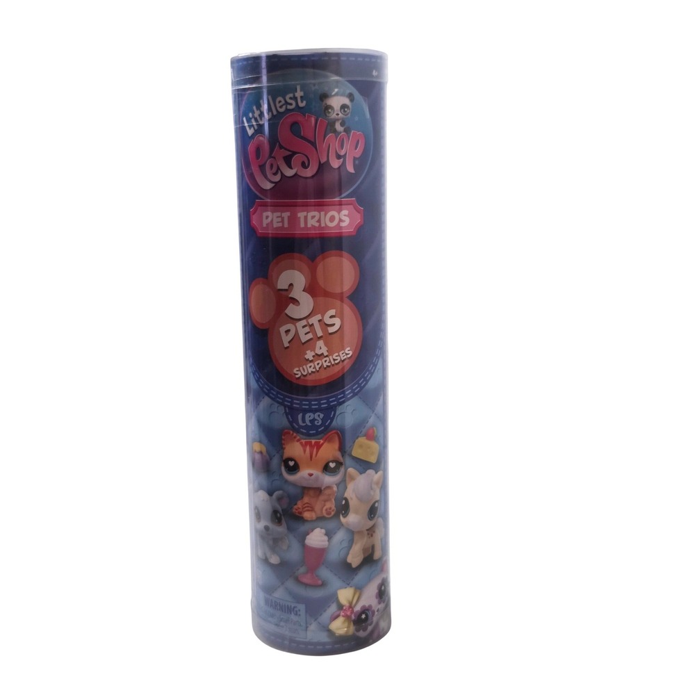 Littlest Pet Shop Pet‎ Trios 3-Pack Blue New 00739